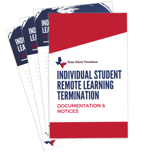 Documentation for Terminating Individual Student Remote Learning TEA